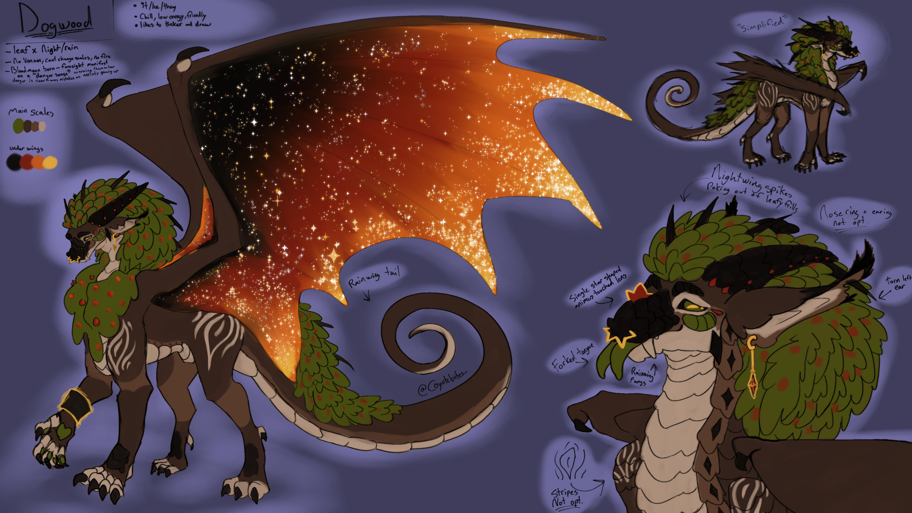 My personal ref sheet, I'd charge $45 for something of this quality and detail
